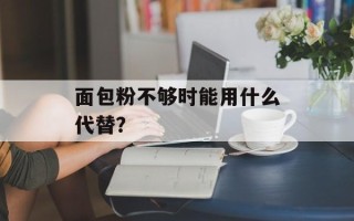 面包粉不够时能用什么代替？