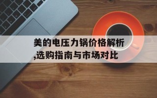 美的电压力锅价格解析,选购指南与市场对比