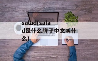 salad(salad是什么牌子中文叫什么)