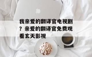 我亲爱的翻译官电视剧？亲爱的翻译官免费观看玄天影视