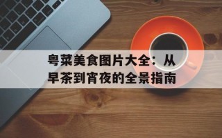 粤菜美食图片大全：从早茶到宵夜的全景指南