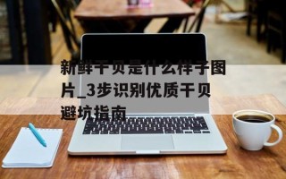 新鲜干贝是什么样子图片_3步识别优质干贝避坑指南