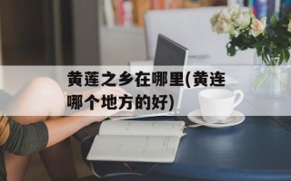 黄莲之乡在哪里(黄连哪个地方的好)
