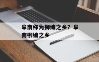 阜南称为柳编之乡？阜南柳编之乡