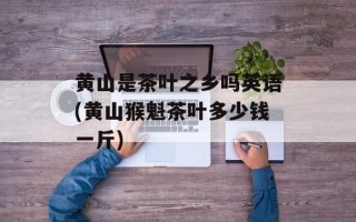 黄山是茶叶之乡吗英语(黄山猴魁茶叶多少钱一斤)