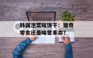 韩国泡菜味饼干：猎奇零食还是味觉革命？