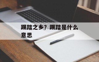 踢踏之乡？踢踏是什么意思