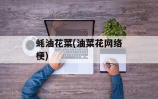 蚝油花菜(油菜花网络梗)