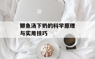 鲫鱼汤下奶的科学原理与实用技巧