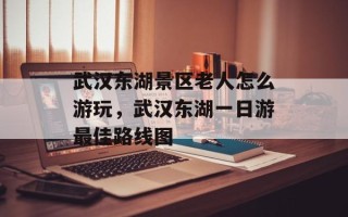 武汉东湖景区老人怎么游玩，武汉东湖一日游最佳路线图