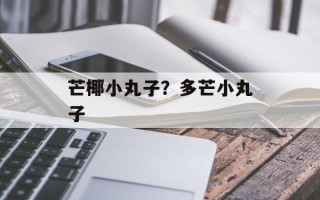 芒椰小丸子？多芒小丸子