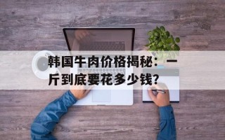 韩国牛肉价格揭秘：一斤到底要花多少钱？