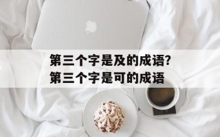 第三个字是及的成语？第三个字是可的成语