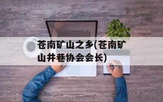 苍南矿山之乡(苍南矿山井巷协会会长)