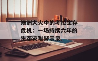 澳洲大火中的考拉生存危机：一场持续六年的生态灾难警示录