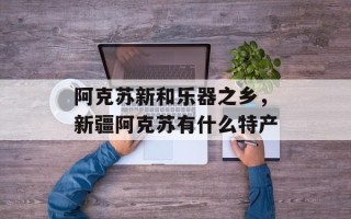 阿克苏新和乐器之乡，新疆阿克苏有什么特产