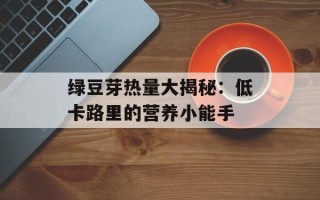 绿豆芽热量大揭秘：低卡路里的营养小能手