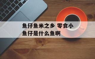 鱼仔鱼米之乡 零食小鱼仔是什么鱼啊