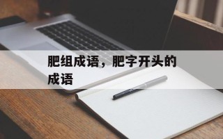 肥组成语，肥字开头的成语