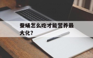 蚕蛹怎么吃才能营养最大化？