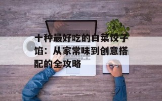 十种最好吃的白菜饺子馅：从家常味到创意搭配的全攻略
