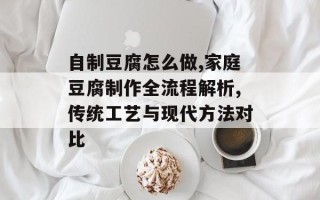 自制豆腐怎么做,家庭豆腐制作全流程解析,传统工艺与现代方法对比