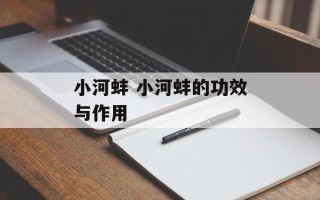 小河蚌 小河蚌的功效与作用