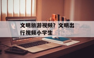 文明旅游视频？文明出行视频小学生