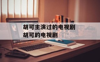 胡可主演过的电视剧 胡可的电视剧