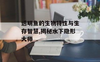 透明鱼的生物特性与生存智慧,揭秘水下隐形大师