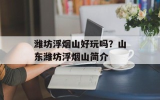 潍坊浮烟山好玩吗？山东潍坊浮烟山简介