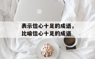 表示信心十足的成语，比喻信心十足的成语