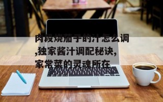 肉段烧茄子的汁怎么调,独家酱汁调配秘诀,家常菜的灵魂所在