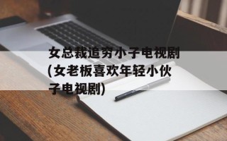 女总裁追穷小子电视剧(女老板喜欢年轻小伙子电视剧)