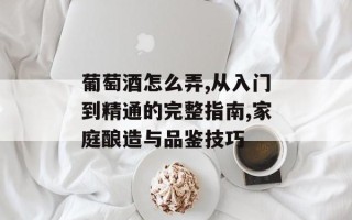 葡萄酒怎么弄,从入门到精通的完整指南,家庭酿造与品鉴技巧