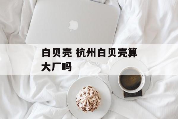 白贝壳 杭州白贝壳算大厂吗-第1张图片-