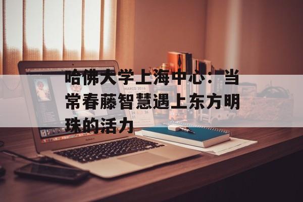 哈佛大学上海中心：当常春藤智慧遇上东方明珠的活力-第1张图片-
