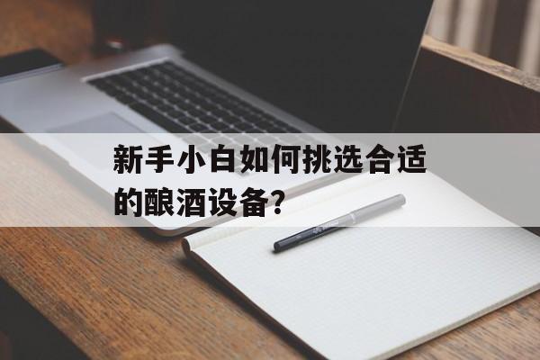 新手小白如何挑选合适的酿酒设备?-第1张图片- 新手小白如何挑选合适的酿酒设备?-第1张图片-
