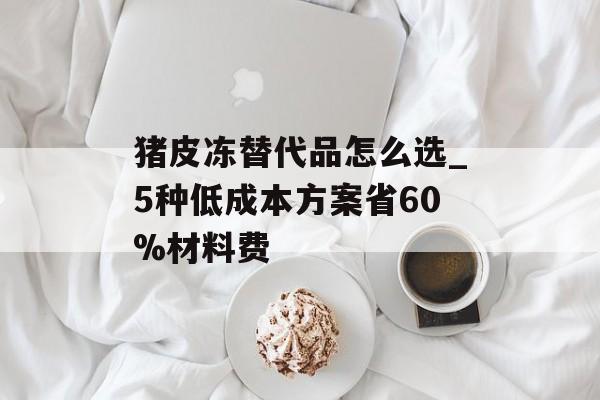 猪皮冻替代品怎么选_5种低成本方案省60%材料费-第1张图片-